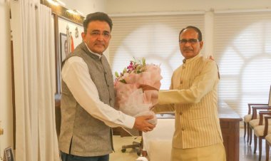 मुख्यमंत्री शिवराज सिंह चौहान ने ऐम्स भोपाल के नवनियुक्त अध्यक्ष श्री सुनील मलिक से की भेंट