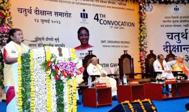 विद्यार्थी अपनी सोच और कार्यों से देश-दुनिया की समस्याओं का समाधान खोजें – राष्ट्रपति श्रीमती मुर्मु