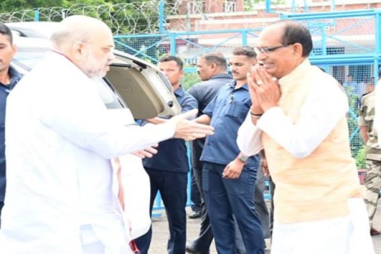 मुख्यमंत्री श्री चौहान ने दी केन्द्रीय गृह मंत्री श्री अमित शाह को विदाई