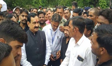 गृह मंत्री डॉ. मिश्रा ने 17 लाख रूपये के विकास कार्यों का भूमि-पूजन/लोकार्पण किया