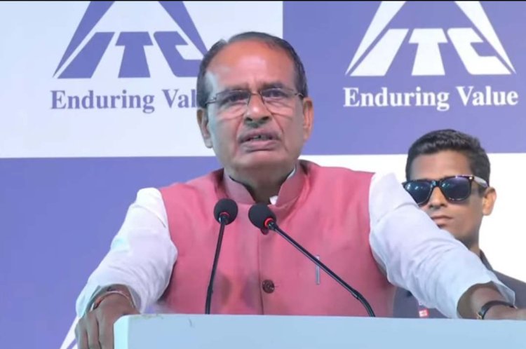 मुख्यमंत्री श्री शिवराज सिंह चौहान द्वारा सीहोर में आई.टी.सी. लिमिटेड की इकाई का भूमिपूजन