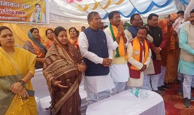 कांग्रेस ने छल कपट से किया भाजपा सरकार ने दिया आदिवासियों को सम्मान :- केंद्रीय मंत्री फग्गन सिंह कुलस्ते