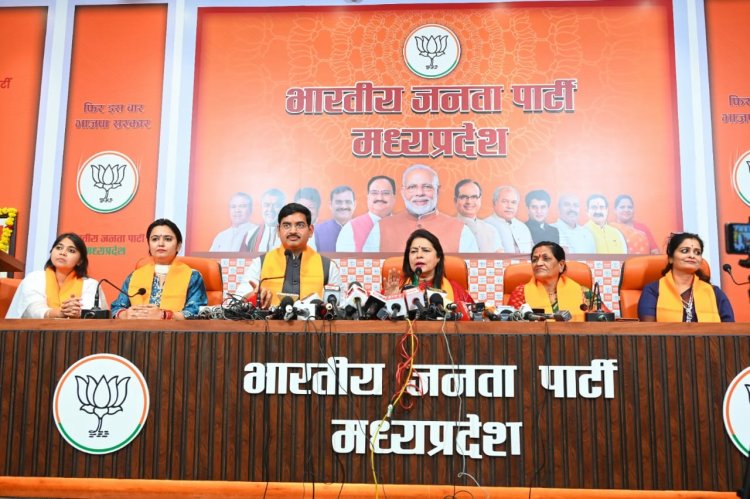 दुष्कर्म और महिला उत्पीड़न के आरोपियों को पुरस्कृत कर रही है कांग्रेस :- केंद्रीय मंत्री श्रीमती मीनाक्षी लेखी