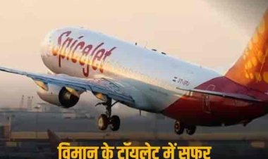 हवाई सफर बना सिरदर्द! फ्लाइट के टॉयलेट में फंसा यात्री, कमोड पर बैठकर पूरी की जर्नी