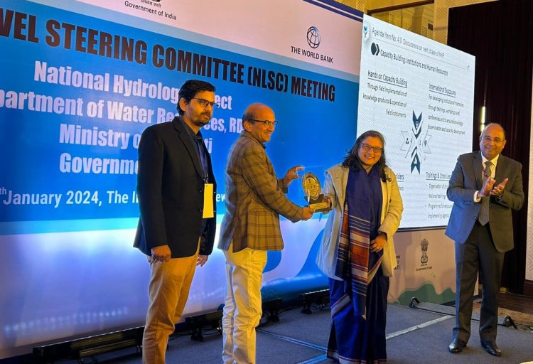 जल विज्ञान में नवाचार के लिए प्रदेश को मिला भारत सरकार का एक्सीलेंस अवॉर्ड