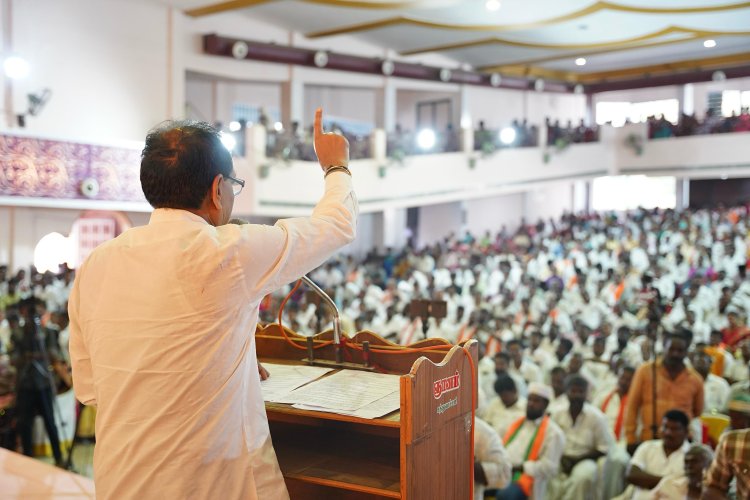 पूर्व मुख्यमंत्री श्री शिवराज सिंह चौहान ने तमिलनाडु के वैल्लोर में भाजपा बूथ कार्यकर्ता सम्मेललन को किया संबोधित