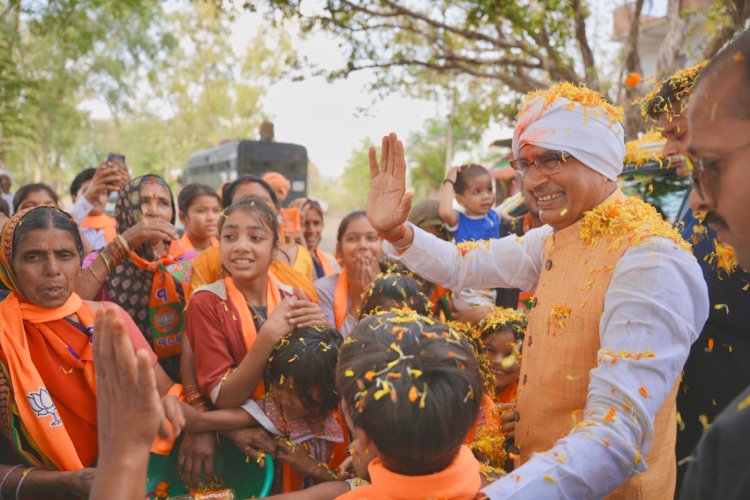 पूर्व मुख्यमंत्री श्री शिवराज सिंह चौहान का धुआंधार प्रचार