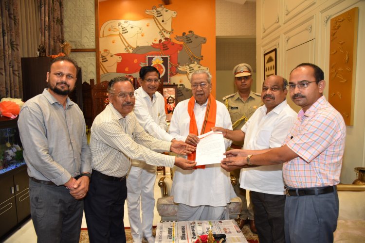 रायपुर : राज्यपाल श्री हरिचंदन को रथ यात्रा के लिए दिया गया आमंत्रण