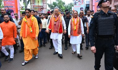 रायपुर : मुख्यमंत्री श्री विष्णुदेव साय विशाल कांवड़ यात्रा कार्यक्रम में हुए शामिल