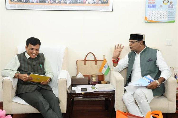 केंद्रीय मंत्री डॉ. मनसुख मंडाविया से खेल मंत्री विश्वास सारंग ने भेंटकर नेशनल स्पोर्ट्स ट्रिब्यूनल के गठन का दिया सुझाव