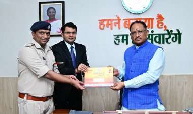 रायपुर : मुख्यमंत्री श्री विष्णु देव साय को 39 वें चक्रधर समारोह में शामिल होने का आमंत्रण