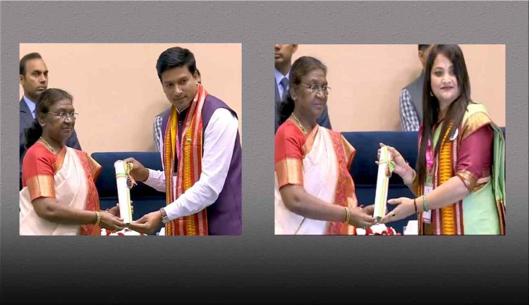 राष्ट्रपति श्रीमती मुर्मु ने प्रदेश के सात शिक्षकों को राष्ट्रीय शिक्षक पुरस्कार 2024 से सम्मानित किया