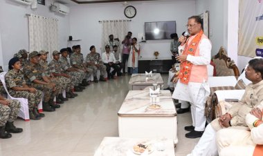 रायपुर : बस्तर अब शांति की ओर हो रहा अग्रसर : मुख्यमंत्री श्री विष्णु देव साय