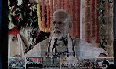रायपुर : प्रधानमंत्री श्री नरेन्द्र मोदी वाराणसी से माँ महामाया एयरपोर्ट दरिमा, अंबिकापुर के लोकार्पण समारोह से वर्चुअल जुड़े