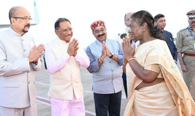 रायपुर : राष्ट्रपति श्रीमती द्रौपदी मुर्मु को भावभीनी विदाई