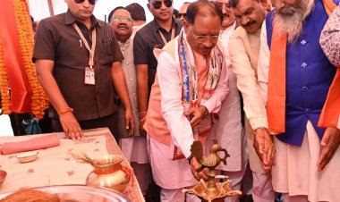 रायपुर : मुख्यमंत्री श्री विष्णु देव साय ने प्रदेशव्यापी धान खरीदी महापर्व का किया शुभारंभ