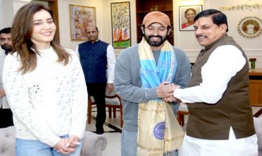 मुख्यमंत्री डॉ. यादव से मिले "द साबरमती रिपोर्ट" फिल्म के कलाकार