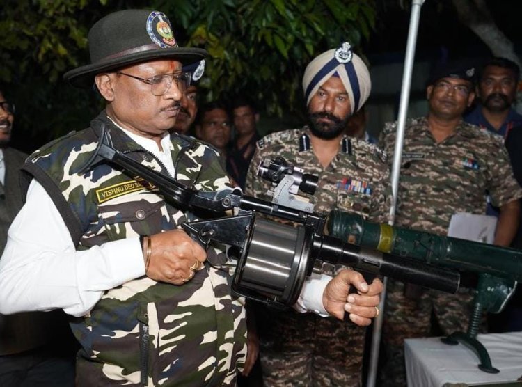 रायपुर : छत्तीसगढ़ में नक्सल आपरेशन में मिल रही सफलता की पूरे देश में हो रही है प्रशंसा: मुख्यमंत्री श्री विष्णु देव साय