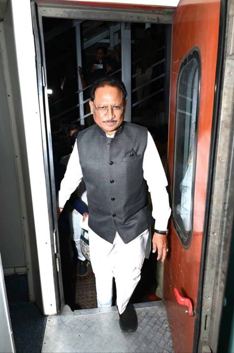 रायपुर : डबल इंजन की सरकार में तेज रफ्तार से चल रही है छत्तीसगढ़ में विकास की रेल - मुख्यमंत्री श्री विष्णुदेव साय