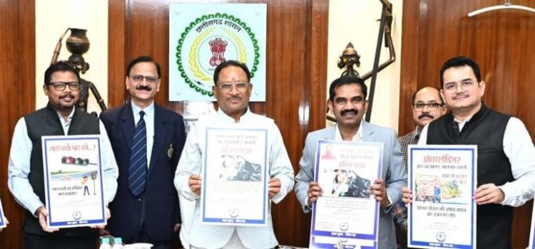 रायपुर : सड़क दुर्घटनाओं को रोकने सड़क सुरक्षा और यातायात नियमों का कड़ाई से हो पालन: मुख्यमंत्री श्री विष्णु देव साय