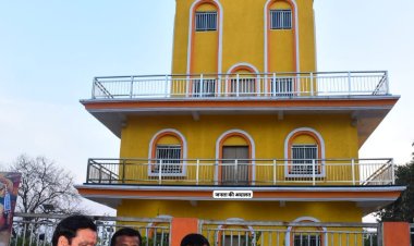 केंद्रीय मंत्री श्री नड्डा और मुख्यमंत्री डॉ. यादव ने किया वैदिक घड़ी का अवलोकन