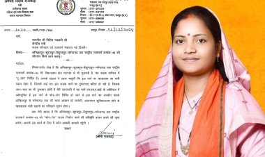 रायपुर : मंत्री श्रीमती लक्ष्मी राजवाड़े ने केंद्रीय मंत्री नितिन गडकरी को सड़क निर्माण एवं सुधार के लिए लिखा पत्र
