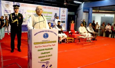 व्हील चेयर क्रिकेट टूर्नामेंट दिव्य शक्तियों का प्रदर्शन- राज्यपाल श्री पटेल