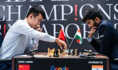 Chess: The match played between D. Gukesh of India and Ding Liren of China in the eighth round of FIDE World Championship-2024 was a draw