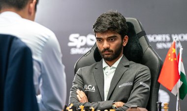 विश्व शतरंज चैम्पिनशिप के फाइनल बाजी 14 में ग्रैंड मास्टर डोम्माराजू गुकेश का मुकाबला चीन के डिंग लिरेन से होगा