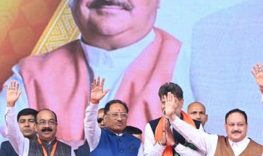 रायपुर : डबल इंजन की सरकार में मिल रहा डबल फायदा: केन्द्रीय मंत्री श्री जे.पी. नड्डा