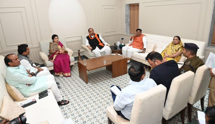 मंत्री श्री काश्यप ने मुख्यमंत्री जनकल्याण अभियान एवं गीता जयंती की तैयारियों की समीक्षा की