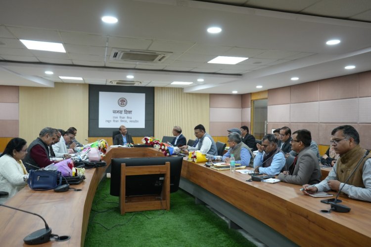 नवगठित पाठ्य-पुस्तक स्थायी समिति की प्रथम बैठक सम्पन्न