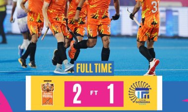 हॉकी इंडिया लीग के दूसरे मैच में श्राची राढ़ बंगाल टाइगर्स ने टीम गोनासिका को 2-1 से मात दी