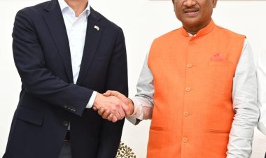 रायपुर : मुख्यमंत्री श्री विष्णु देव साय से मिले अमेरिकी राजदूत श्री एरिक गार्सेटी