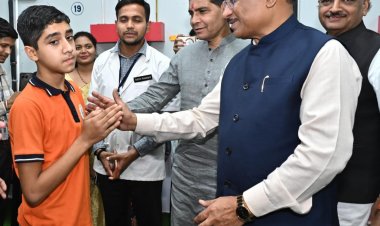 रायपुर : मुख्यमंत्री श्री विष्णु देव साय ने किया मनोविकास केंद्र का अवलोकन