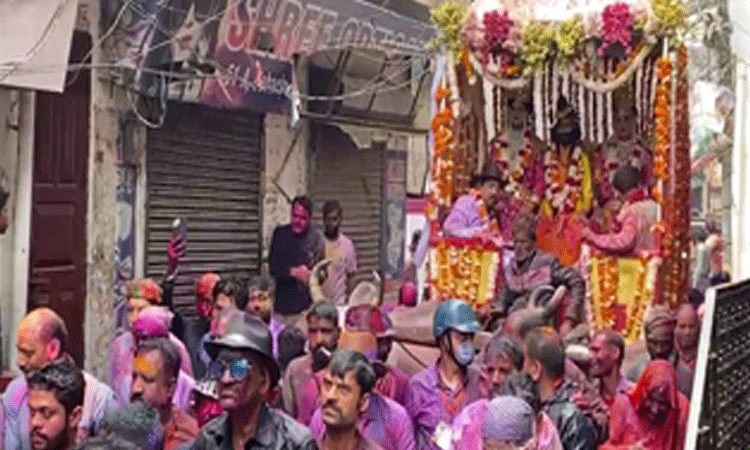 बरेली में होली पर ऐतिहासिक राम बारात का हुआ आयोजन