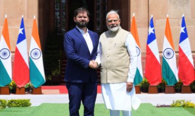 प्रधानमंत्री नरेन्द्र मोदी ने नई दिल्ली में चिली के राष्ट्रपति गेब्रियल बोरिक फॉन्ट से मुलाकात की