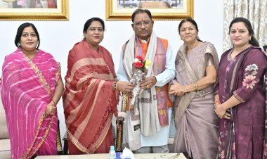 रायपुर : मुख्यमंत्री श्री विष्णुदेव साय से नवनियुक्त निगम-मंडल अध्यक्षों ने की सौजन्य भेंट