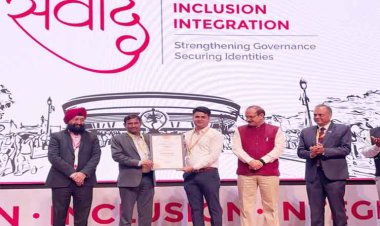 आधार सेवाओं के लिए छत्तीसगढ़ को मिला राष्ट्रीय स्तर का सम्मान