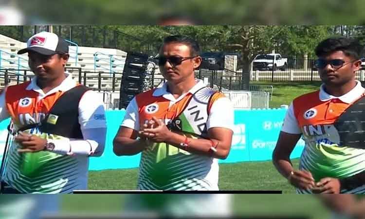 भारत ने अमरीका में तीरंदाजी विश्व कप स्टेज-1 में पुरुषों की रिकर्व टीम स्पर्धा का रजत जीता