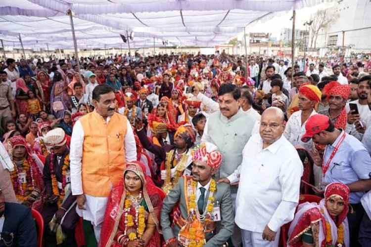 पाणिग्रहण संस्कार का भारतीय संस्कृति में महत्वपूर्ण : मुख्यमंत्री डॉ. यादव