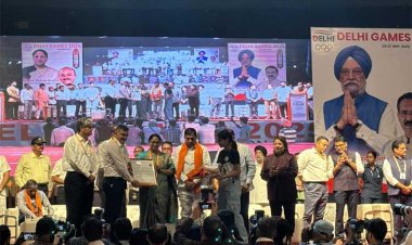 मुख्यमंत्री रेखा गुप्ता ने नई दिल्ली के तालकटोरा स्टेडियम में दिल्ली गेम्स 2025 का उद्घाटन किया