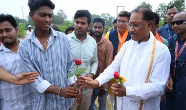 रायपुर : मुख्यमंत्री श्री विष्णु देव साय तोंगापाल पहुंचे