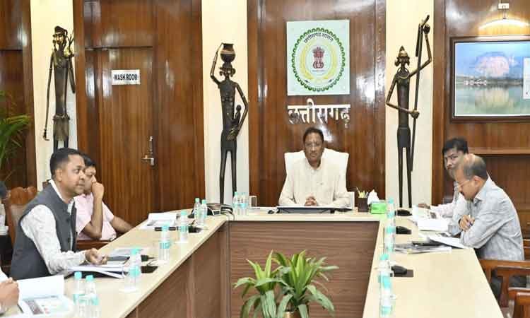 रायपुर : किसानों को मिले सिंचाई परियोजनाओं का लाभ : मुख्यमंत्री श्री विष्णु देव साय