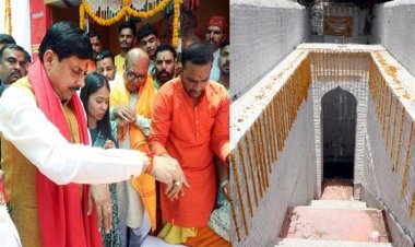 मुख्यमंत्री डॉ. यादव बावड़ी उत्सव में चिंतामण गणेश मंदिर परिसर स्थित लक्ष्मण बावड़ी से सम्मिलित हुए
