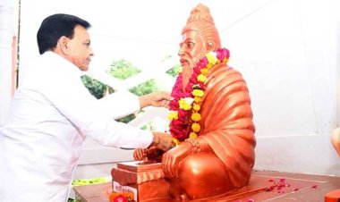 उप मुख्यमंत्री श्री देवड़ा ने किया महर्षि वाल्मीकि एवं महर्षि वेदव्यास की प्रतिमा का अनावरण