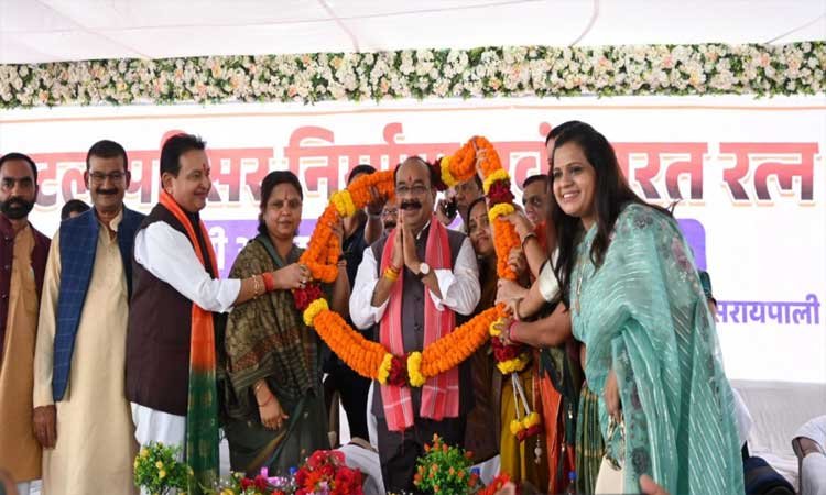 रायपुर : प्रदेश के उपमुख्यमंत्री श्री अरुण साव ने सरायपाली में 13 विकास कार्यों का किया लोकापर्ण एवं भूमिपूजन
