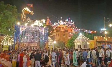 मथुरा में श्रीकृष्ण जन्मोत्सव पर राष्ट्रभक्ति की थीम, ऑपरेशन सिंदूर से सजी जन्मभूमि