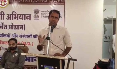आदिवासी ग्रामों के विकास के लिए "आदि कर्मयोगी अभियान" की शुरुआत : कलेक्टर संदीप जी आर