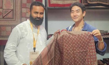 विश्व के सबसे बड़े हैंडीक्राफ्ट मेले में चमका मध्यप्रदेश का बाग प्रिंट